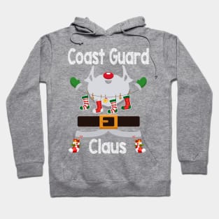 Coast Guard Claus Santa Christmas Costume Pajama Hoodie